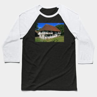 Bayleaf Farmhouse, Weald & Downland Museum, July 2022 Baseball T-Shirt